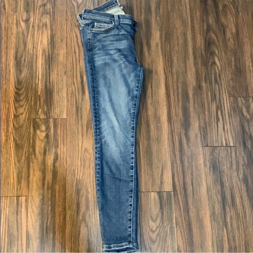 Anthropologie Dark Blue Skinny Jeans